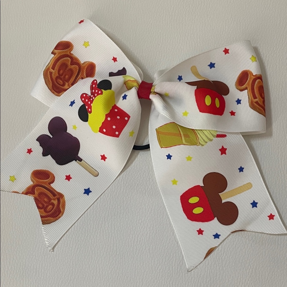 Disney-Inspired Mickey Mouse Ice cream Hair Tie